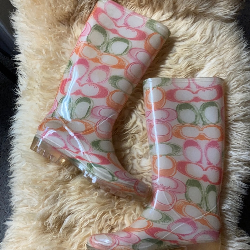 Coach Rain Boots.